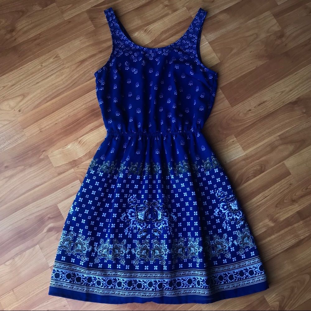 Blue Midi Dress
